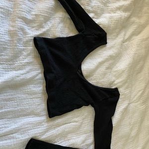 Urban outfitters long sleeve crop